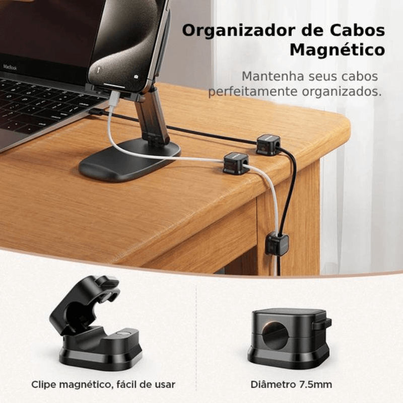 Organizador de Cabos Magnético