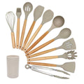 KIT 12 Utensílios de Cozinha em  Silicone Premium