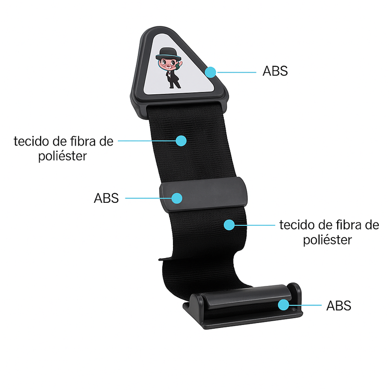Ajustador de Cinto de Segurança Infantil