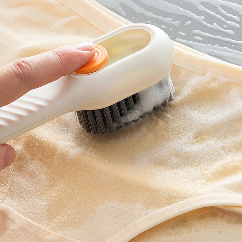 Escova de Limpeza com Dispenser de Sabão