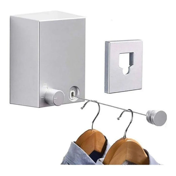 Varal Retrátil com corda de Aço Inox 4,2M