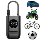 Bomba de Ar Digital, Compressor de Pneus Carro, Moto, Bike, com Lanterna Led Portátil