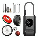 Bomba de Ar Digital, Compressor de Pneus Carro, Moto, Bike, com Lanterna Led Portátil