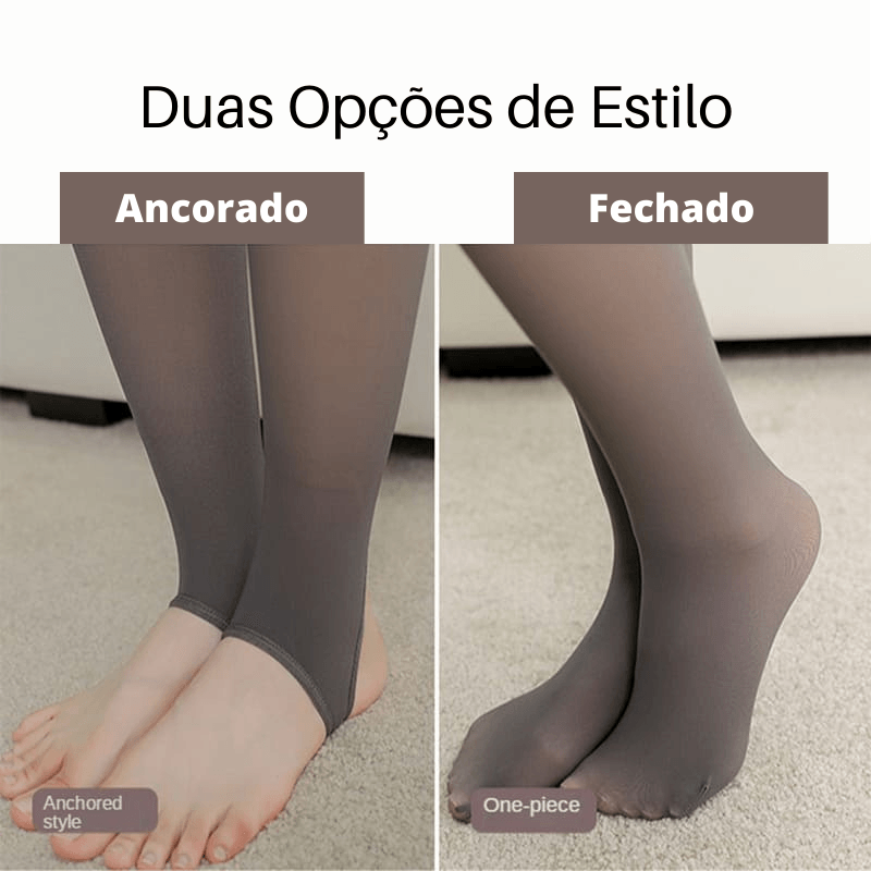 Meia Calça Peluciada Translúcida - SEU ÚNICO SHOP