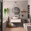 Espelho Com Alça + Suporte 60cm 50cm 40cm 30cm