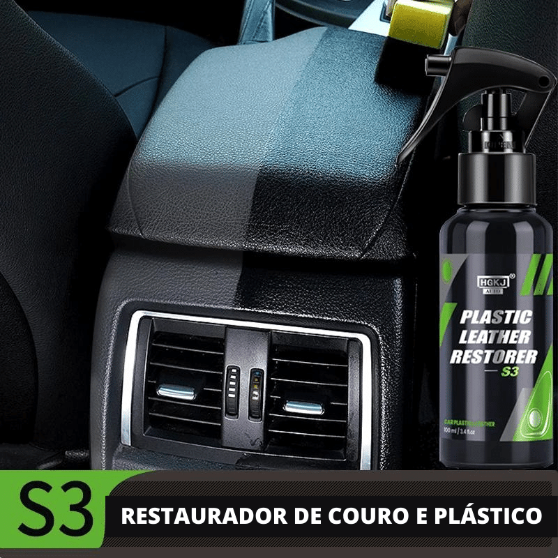 Restaurador de Plástico e Couro - Interior HGKJ S3 - SEU ÚNICO SHOP