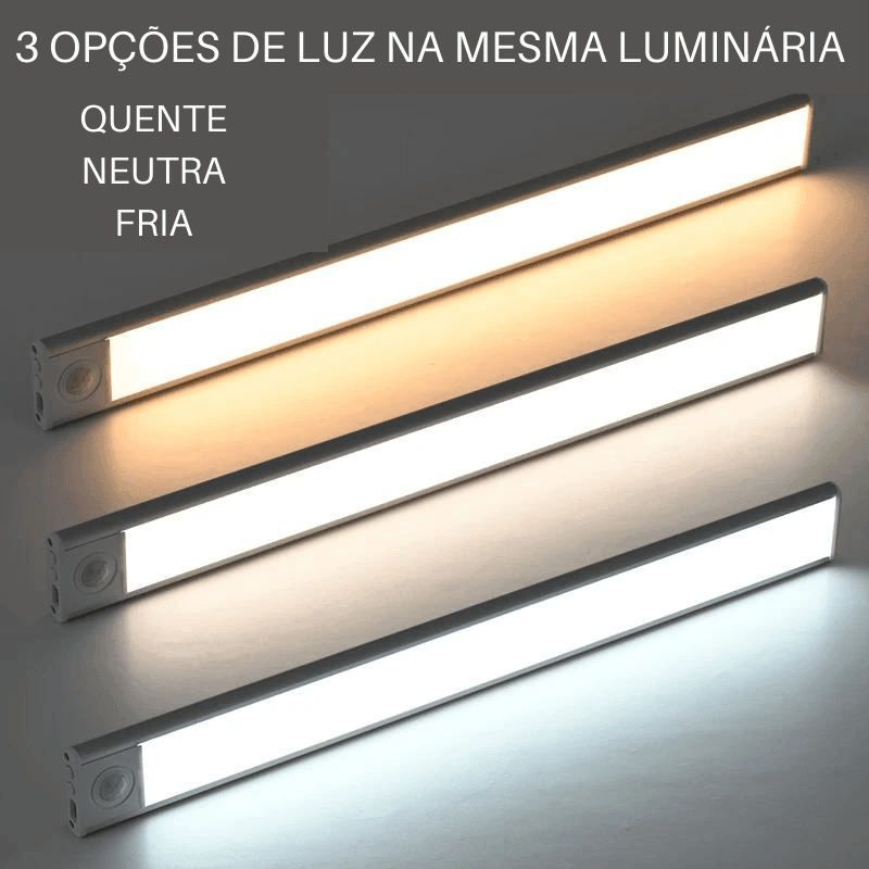 Luminária de Led Recarregável com Sensor de Movimento Smart Light - SEU ÚNICO SHOP