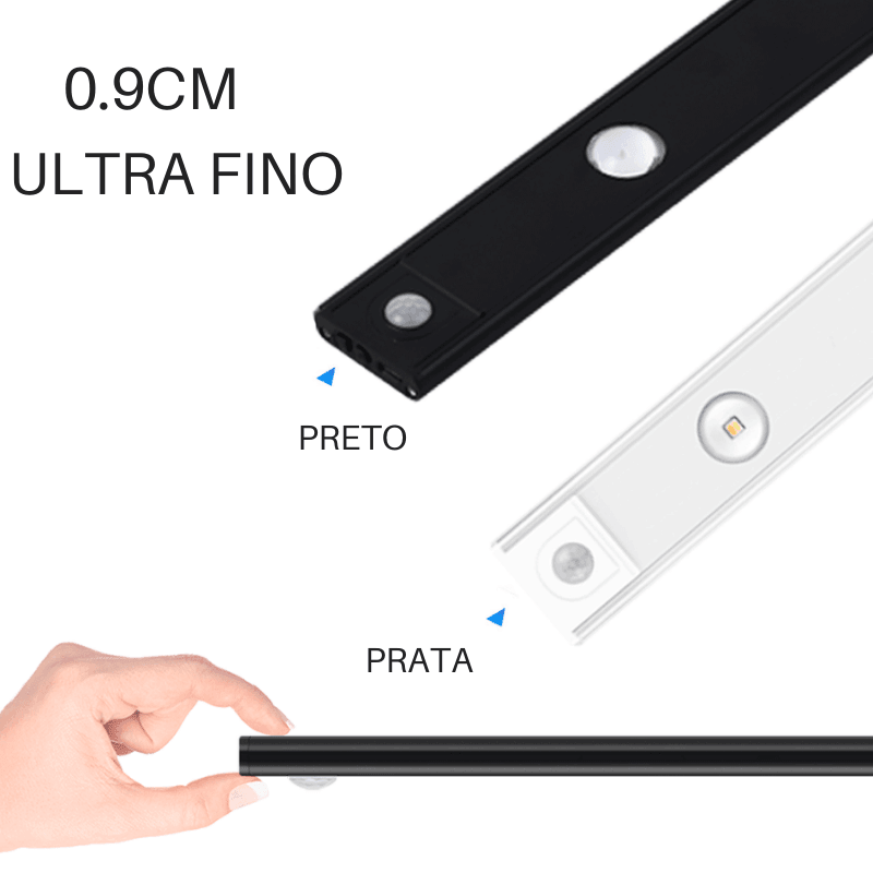 Luminária de Led Recarregável com Foco e Sensor de Movimento Smart Ligth - SEU ÚNICO SHOP